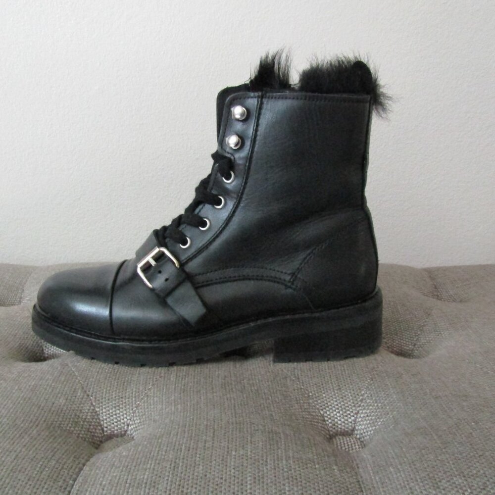 Allsaints Fur Lined Donita Boots EUR 38 US 7